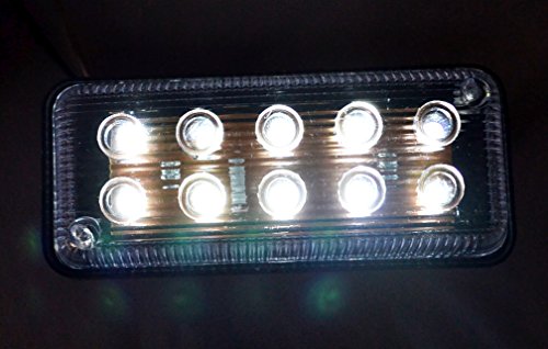 5 x 24 V 10 LED anteriore laterale telaio bianco luci per camion rimorchio roulotte camper camper