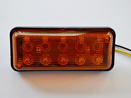 5 x 24 V LED anteriore laterale Ourtline arancione marcatore luci per camion caravan Chassis camper camper