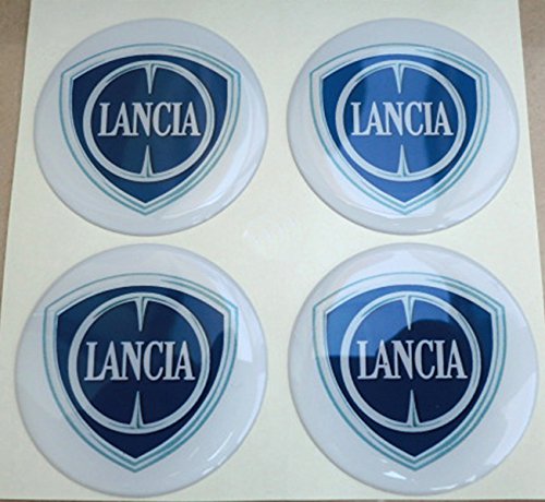 50 mm logo nuovo tuning effetto 3d 3m resinato coprimozzi borchie caps adesivi stickers per cerchi in lega x 4 pezzi