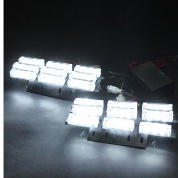 54 LED Fahrzeug Blitzleuchten Lichtbalken für Notfall- Frontgrill / Deck