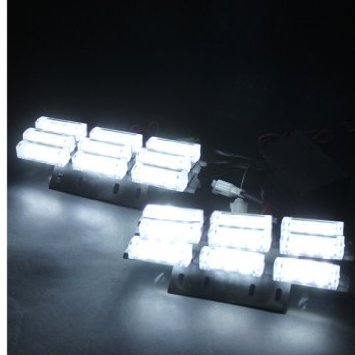54 LED Fahrzeug Blitzleuchten Lichtbalken für Notfall- Frontgrill / Deck