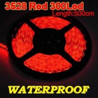 5M 300 LED 3528 SMD Red Impermeabile striscia flessibile Light Car