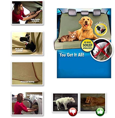 600D Oxford Pet Car Seat Covers impermeabile posteriore sedile auto interni accessori da viaggio Car Seat Covers tappetino per animali cani