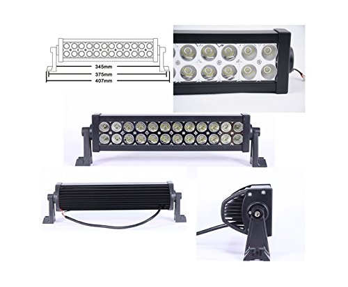 72W 33cm LED driving work Light bar spot Beam Offroad camion 4 x 4 lampada auto trattore 9 - 36 V faro 6500 K 5040 lumen