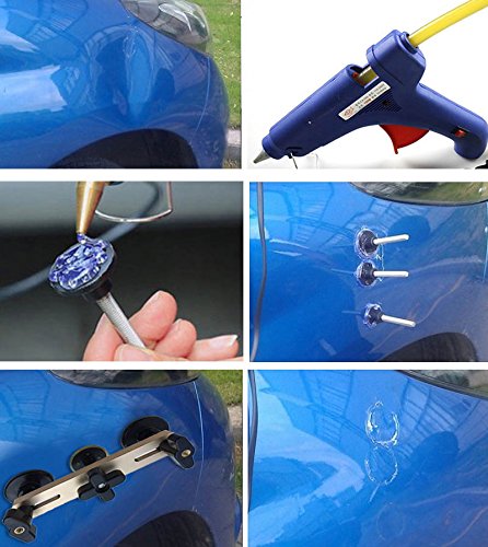 7PC auto Body Paintless Tool kit Bridge Dent Puller Remover riparazione strumento mano