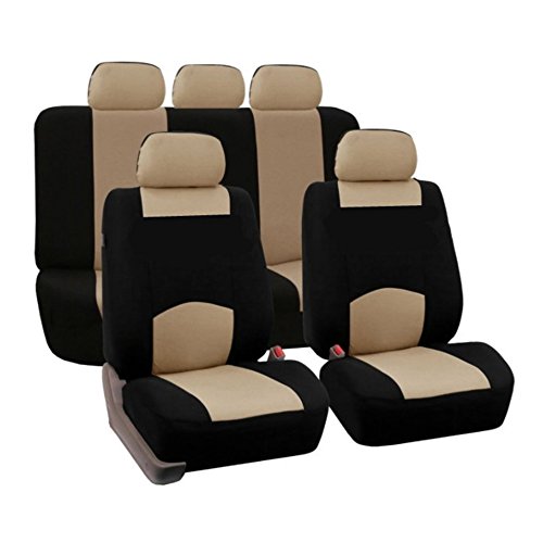 9pcs / set Car Seat Cover in spugna Accessori per lo styling auto Universale Fit for Five-Seat Cars per tutte le quattro stagioni