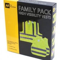 AA Car Essentials - Casacche alta visibilità, formato famiglia