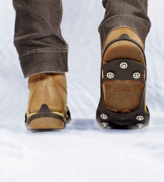 AA FG-OBLD-ZJ5C - Ramponi sottoscarpa antiscivolo, ideali per camminare sulla neve e sul ghiaccio
