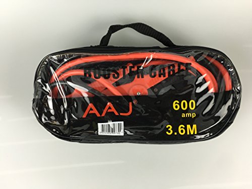 AAJ max-Cavo di avviamento, 600 a 3,6 m (fornito in borsa con cerniera con manico