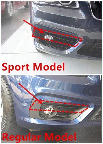ABS 3 colore centro anteriore della griglia griglia di copertura Trim 1SET per auto di BMW2S