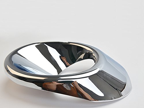 ABS Chrome Front Fog Light Lamp cover Trim 2PCS decorativa per auto di MZX3