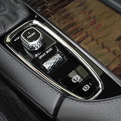 ABS Chrome interior elettronico freno a mano copertura telaio 1PCS per auto di VVC618