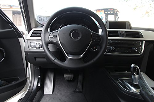 Abs Chrome Steering Wheel Cover Trim Sticker