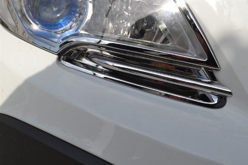 ABS cromato anteriore Head Light Lamp Bottom sopracciglio cover Trim pezzi per Mokka 2013 2014 2015