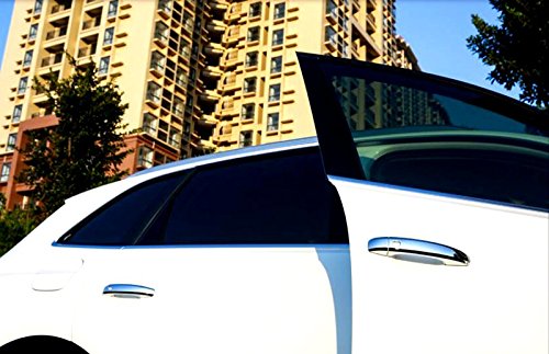 ABS cromato con buco Smart Cover Trim 8PCS maniglia sportello laterale per auto di ADQ5