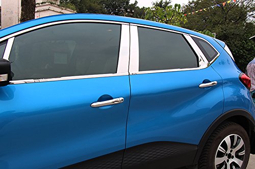 ABS cromato con maniglia sportello laterale Smart Key cover Trim 8PCS per Captur 2013 - 2018