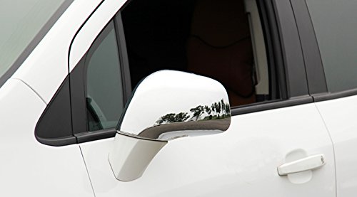 ABS cromato laterale porta specchietto retrovisore copertura Trim 2PCS