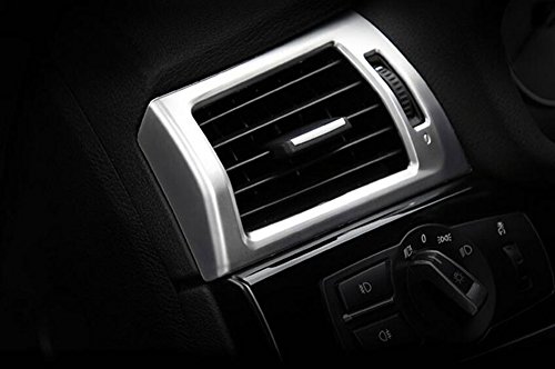 ABS cromato opaco lato aria condizionata Outlet cover Trim adesivi auto styling accessori per Lhd