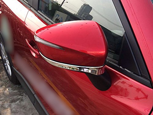 ABS cromato retrovisore laterale specchio porta inferiore Stripe cover Trim pezzi per auto di