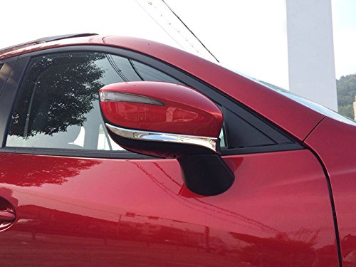 ABS cromato retrovisore laterale specchio porta inferiore Stripe cover Trim pezzi per auto di