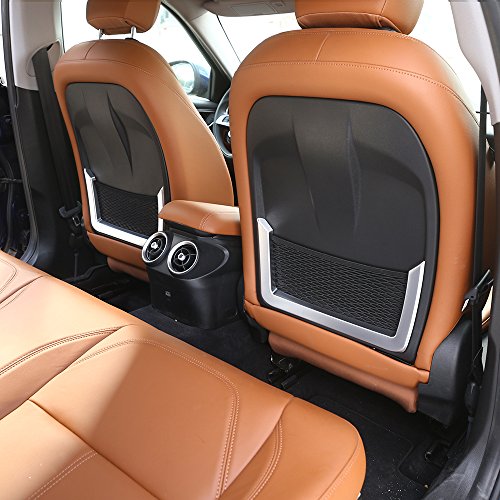 ABS cromato sedile posteriore Frame cover Trim auto parts Car Accessories 2PCS