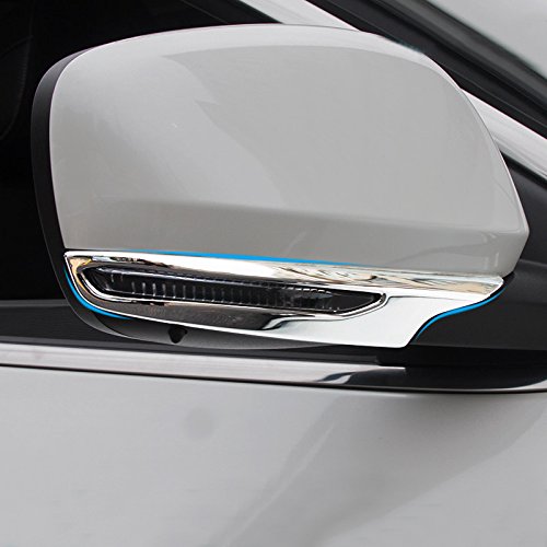 ABS cromo specchietto retrovisore laterale porta Stripe cover Trim 2PCS