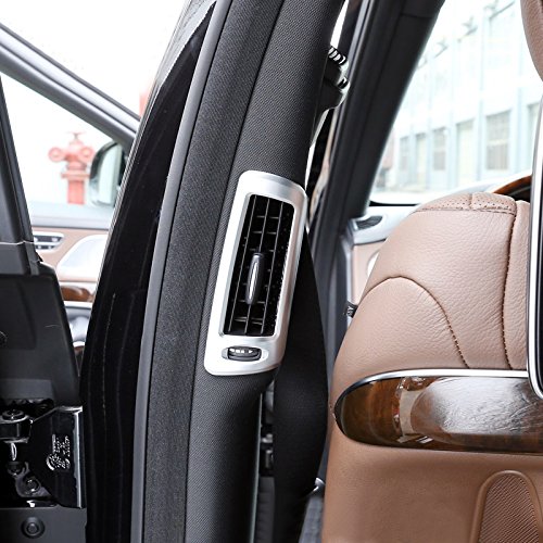 ABS interno opaco porta posteriore B pilastro Air Vent Outlet cover Trim pezzi per auto di BZ