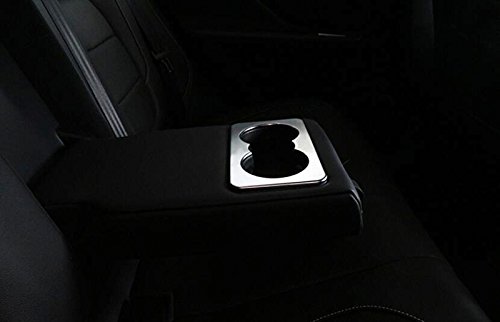 ABS interno opaco posteriore Water Cup Holder cover Trim 1 pz per auto di Jgxe