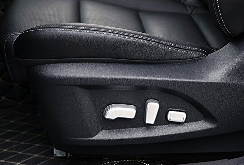 ABS opaca interni auto regolazione sedile Button Decoration cover Trim 5PCS per auto di Rnkl