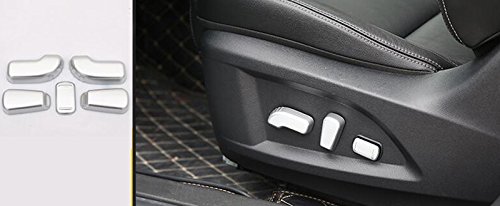 ABS opaca interni auto regolazione sedile Button Decoration cover Trim 5PCS per auto di Rnkl