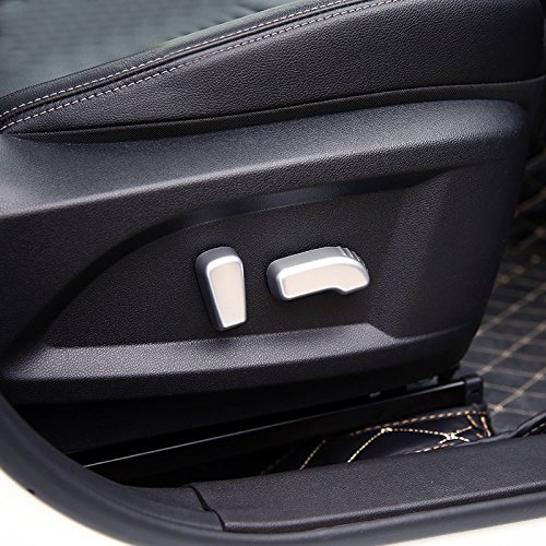 ABS opaca interni auto regolazione sedile Button Decoration cover Trim pezzi per auto di ADA3