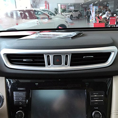 ABS opaco interior console centrale aria condizionata Vent cover Trim 1PCS per auto di Nsxt