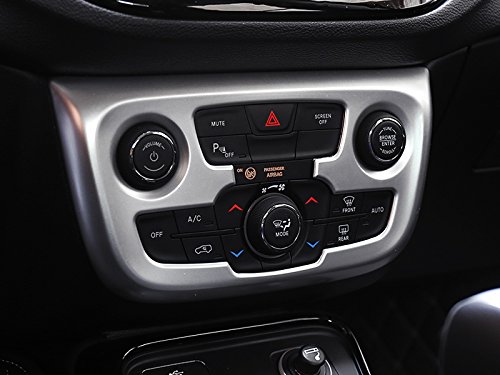 ABS opaco interior console centrale tasto di regolazione aria condizionata Vent Outlet cover Trim 1PCS per auto di Jpcp