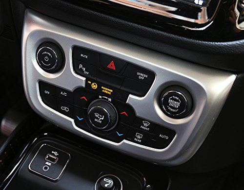ABS opaco interior console centrale tasto di regolazione aria condizionata Vent Outlet cover Trim 1PCS per auto di Jpcp