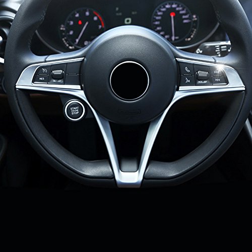 ABS opaco interior Steering Wheel copertura decorativa per Button Frame in pezzi per auto di AFGA17