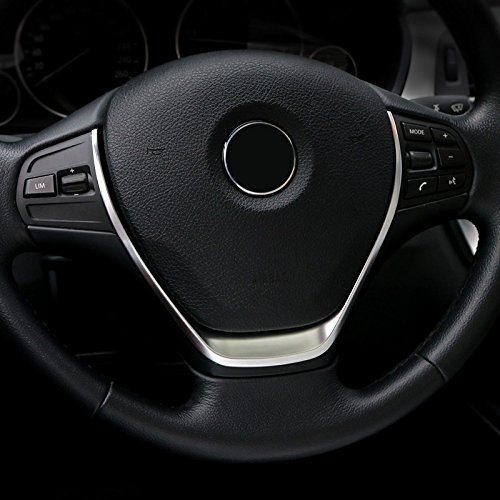 ABS opaco interior Steering Wheel decorativo Stripe cover Trim 1PCS per auto di