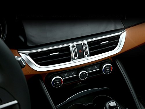 ABS opaco interior Vent uscita aria condizionata per console centrale Frame cover Trim 1PCS per auto di AFGA17
