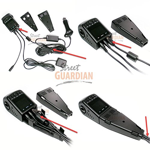 Accendisigari caricabatteria da auto con anima in ferrite per SG9665GC o altri miniUSB Plug Dashcam. 12/24 V-5 V