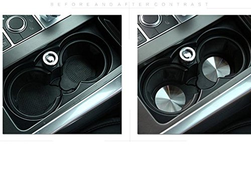 Accessori auto auto in acciaio INOX Center Control Pad portabicchieri per Mercedes Benz a/b/c/e/CLA/gLa/Glc/GL classe W204 W205 W212 W213 AMG Car styling