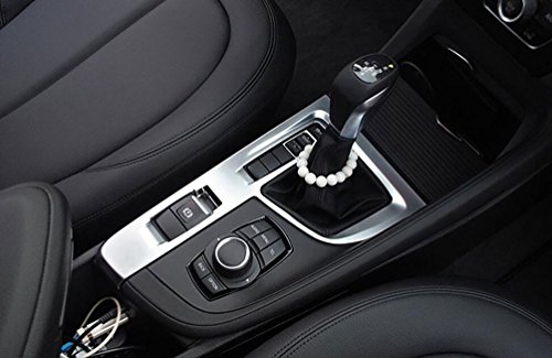 Accessori auto interni Center console ABS Chrome Gear shift pannello paillettes cover Trim