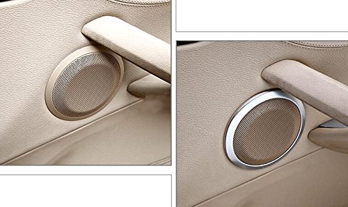Acciaio inossidabile porta anteriore interno speaker cover Ring Trim pezzi per auto di