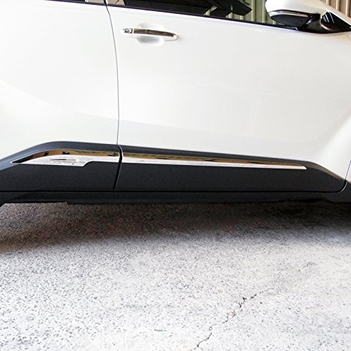 Acciaio inossidabile porta laterale Body Molding copertura Trim 1SET per C-HR CHR 2016 2017 2018 auto di