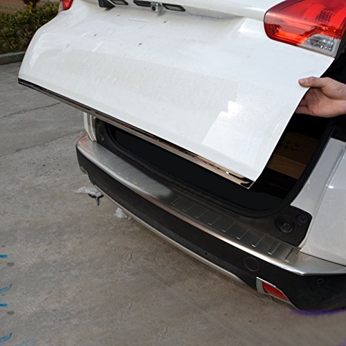 Acciaio inossidabile Rear Tail Gate Molding copertura Trim 1PCS per auto di