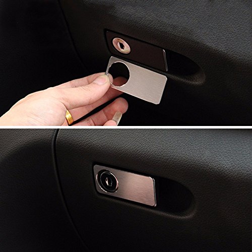 Acciaio INOX buco della serratura decorazione Trim sticker auto interior Styling