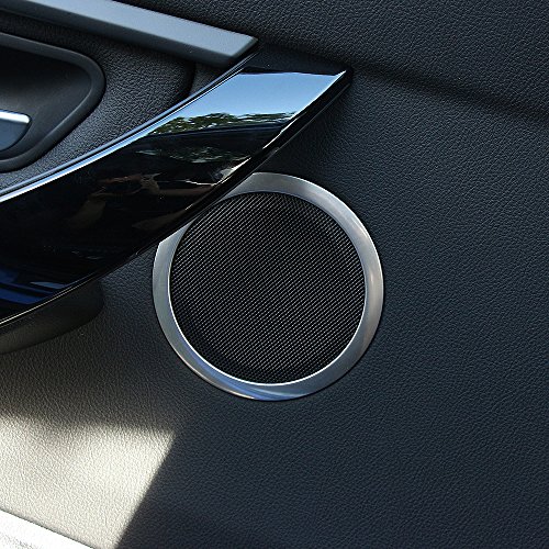 Acciaio Inox Car Porte interne Speaker Trim decorazioni versare