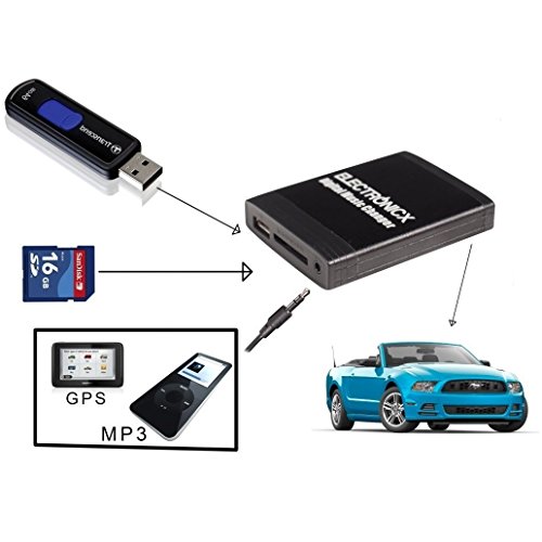 Adattatore MP3 USB SD AUX Per Auto Becker Porsche Mercedes-Benz Ford