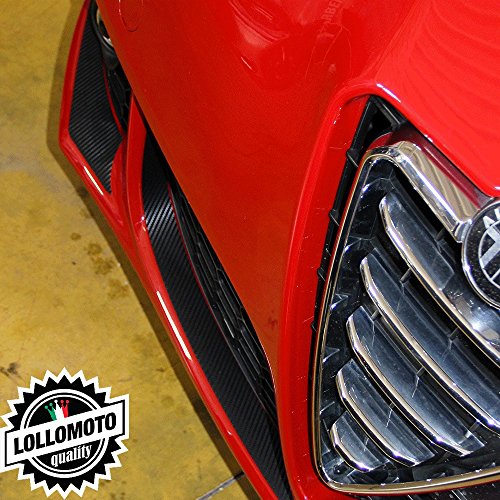 Adesivi Carbon Paraurti Anteriore Alfa Romeo Giulietta Carbonio 3D Adesive Stickers Auto Decal Tuning