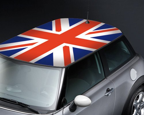 Adesivi Creativi - Tuning auto capote Bandiera britannica - Dimensioni - 100 X 150 cm | adesivi Tuning per Auto e Moto
