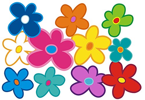 Adesivi fiore hippie, di adesivi auto - multi colorato misto - Hippie 031 (16)