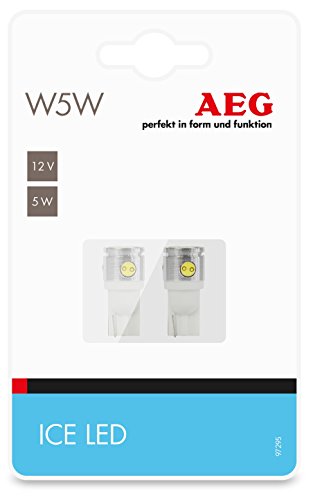 AEG Automotive 97295 LED ad alte prestazioni Icewhite W5W, 12V, set da 2